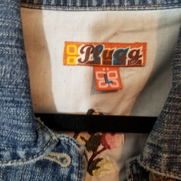 Plugg Denim Jacket Distressed - Picture 2 of 5